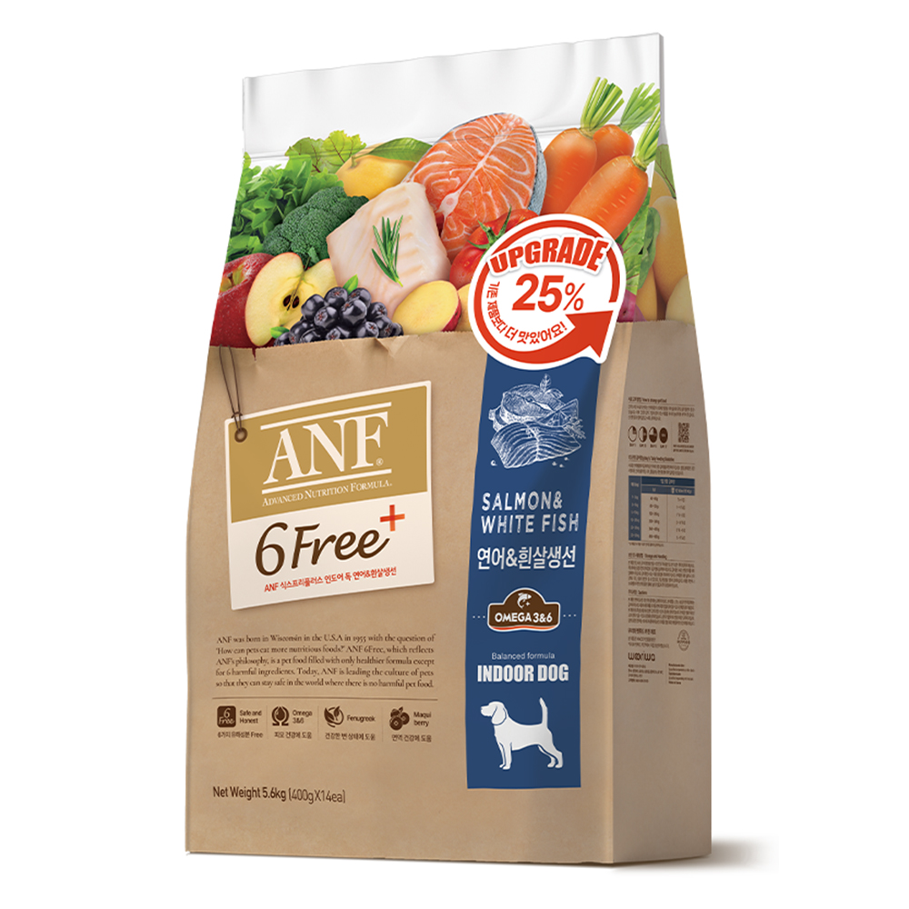 ANF 6프리 플러스 연어 흰살생선 5.6kg